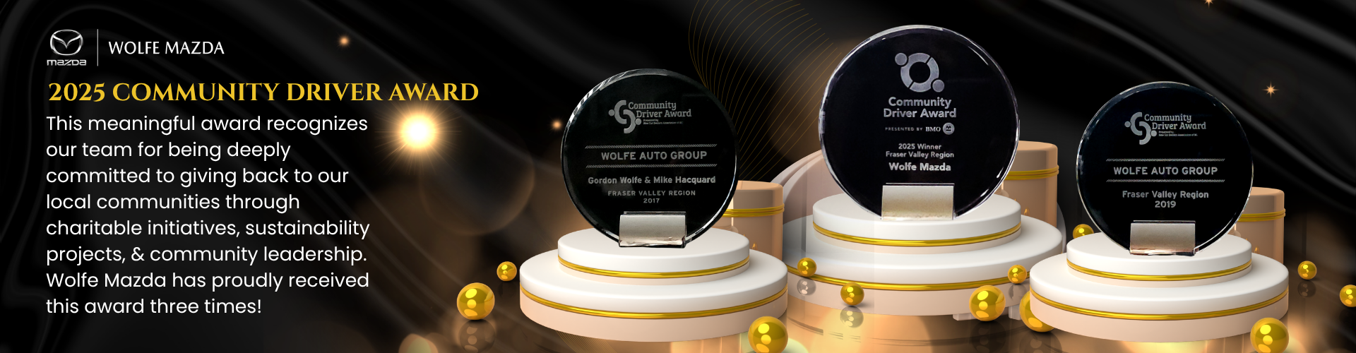 2025 Community Driver Award Banners