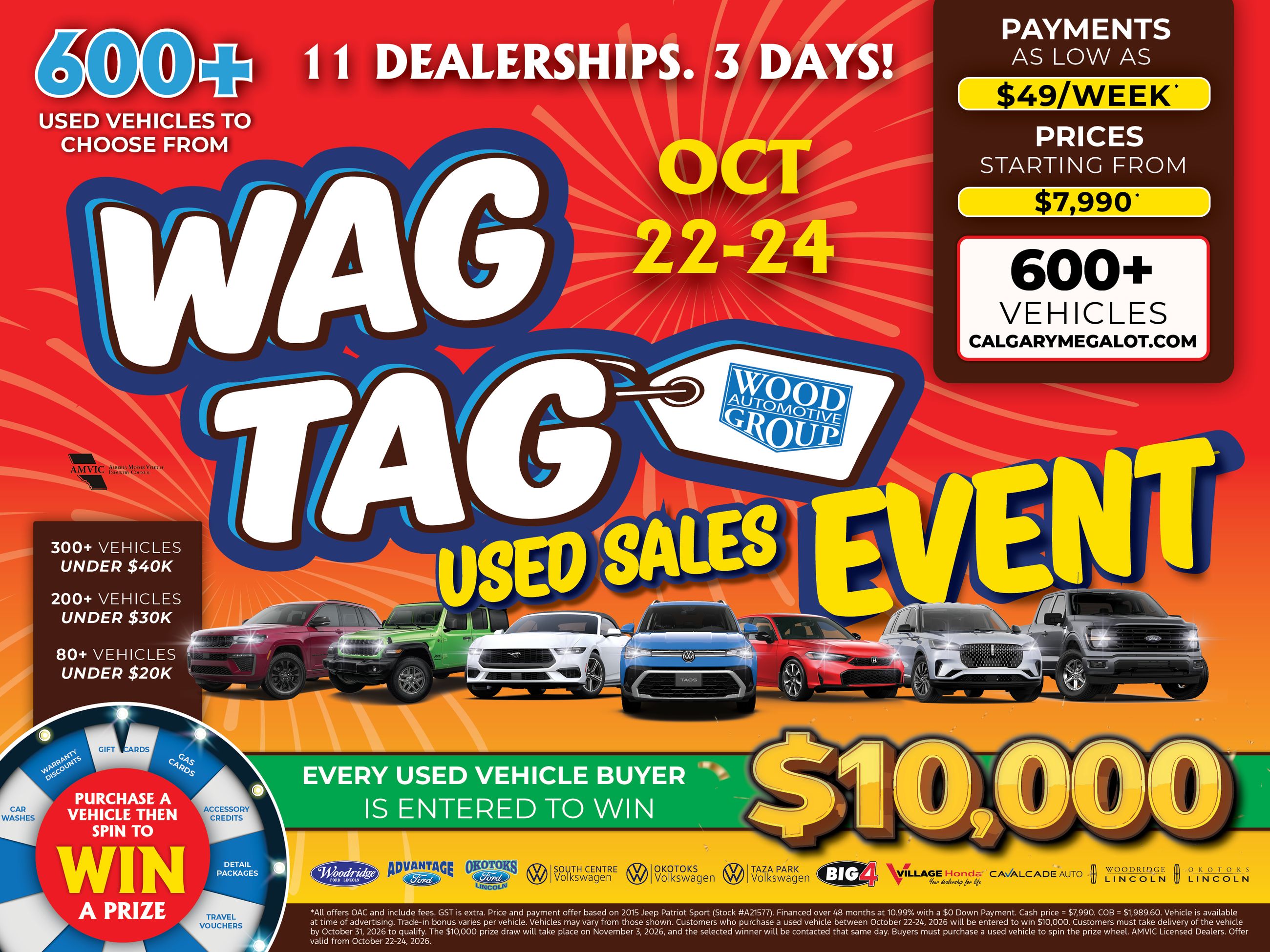 WAG TAG Used Sales Event