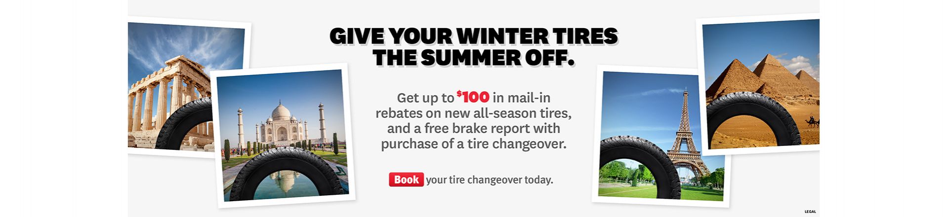 Give your winter tires the summer off!