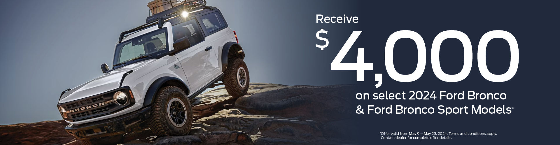 2024 Ford Bronco Offer 2 - May