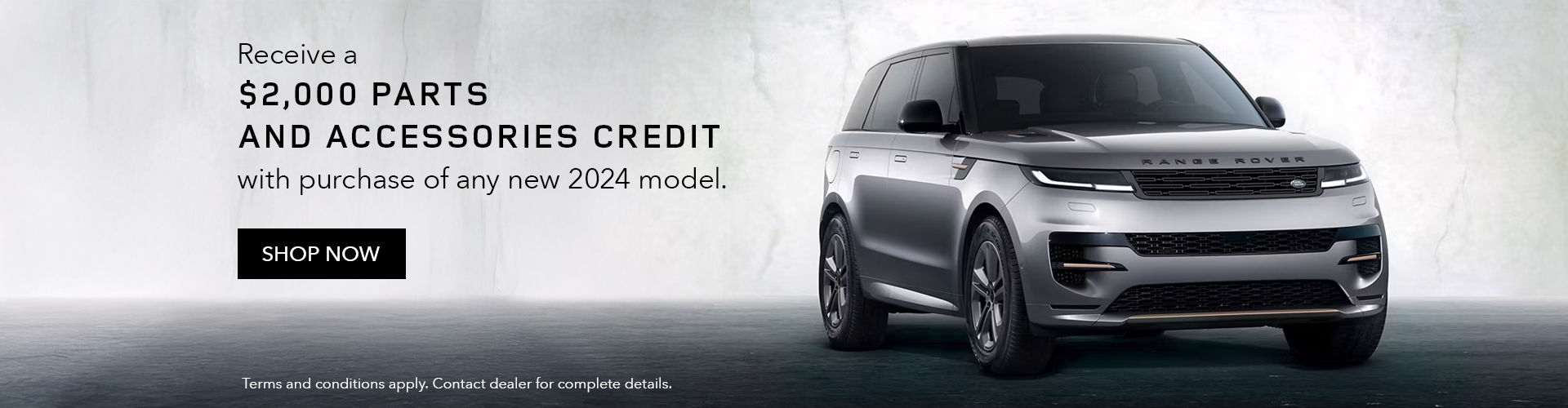 Land Rover $2,000 Credit