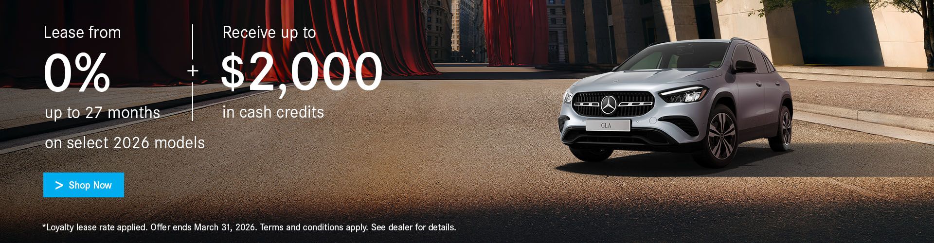 Lease from 0% - March Offer