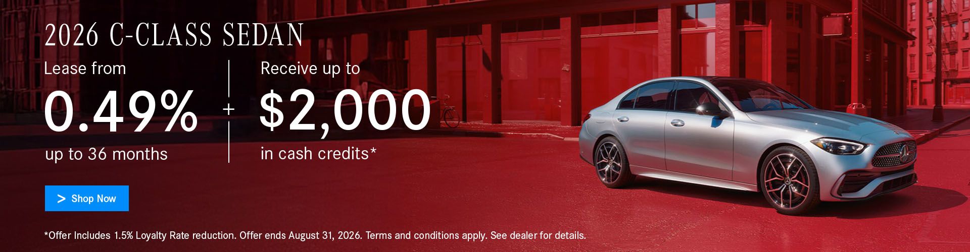 August C-Class Offer