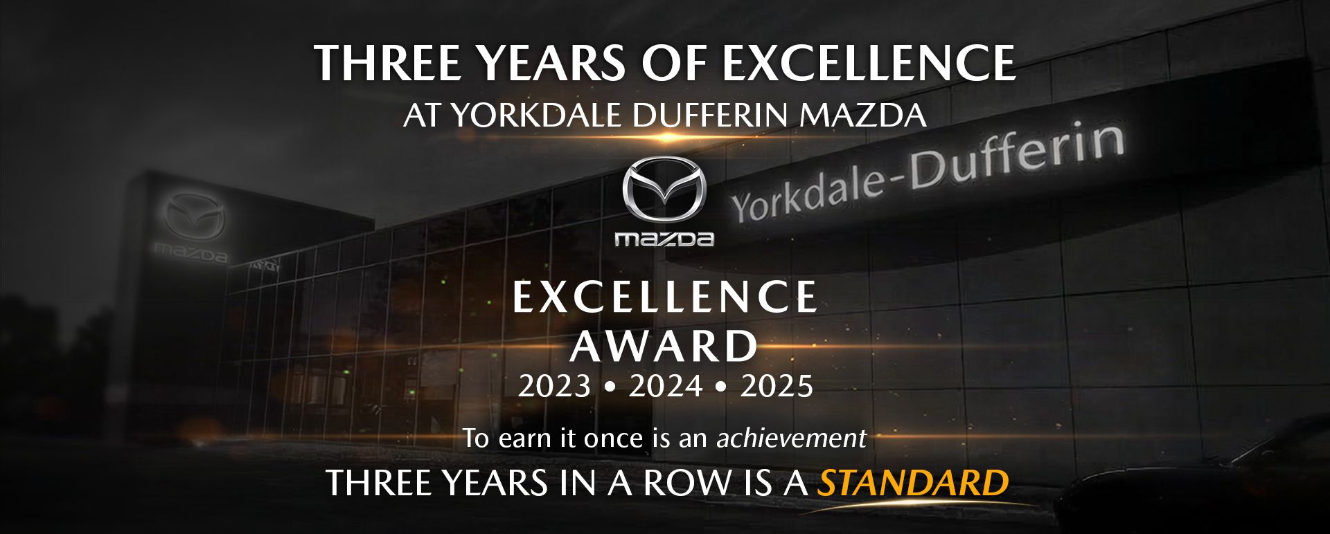 Mazda Excellence Award