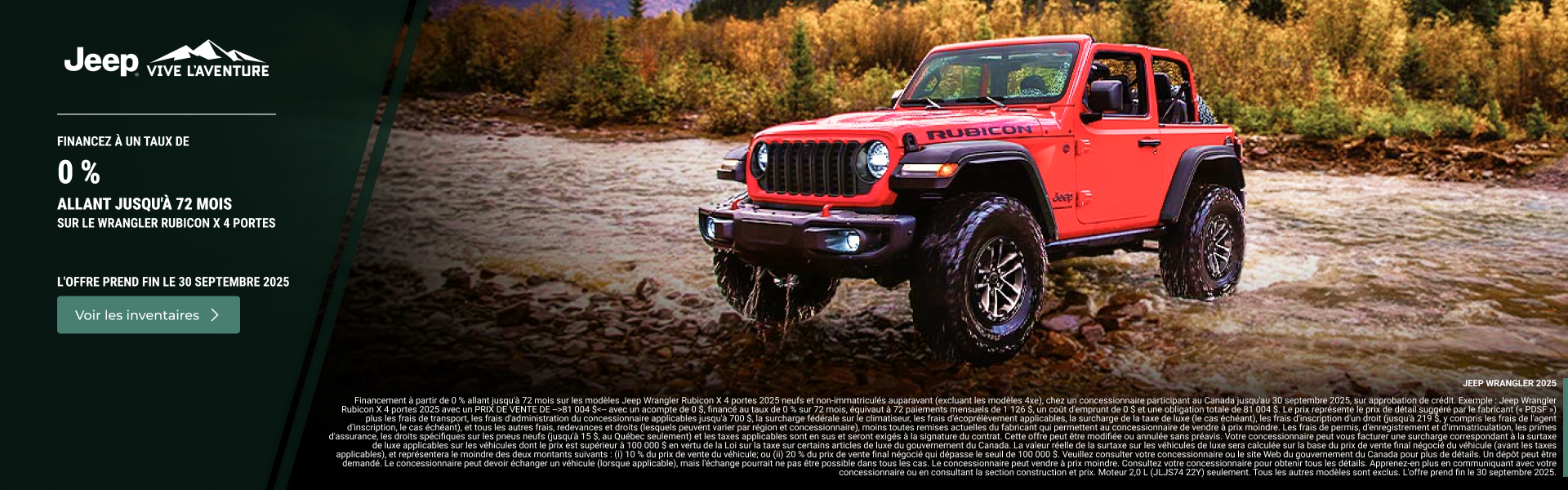 Evenement Jeep - Wrangler
