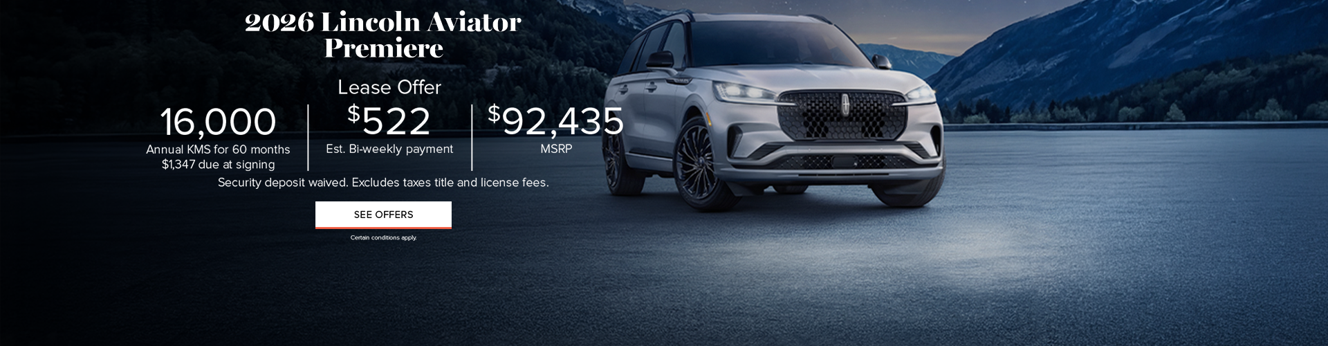 Lincoln - Aviator