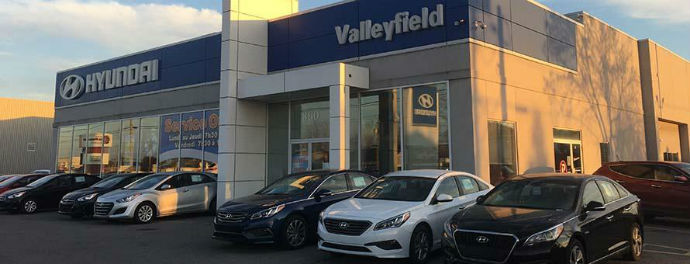 Hyundai dealership in Valleyfield