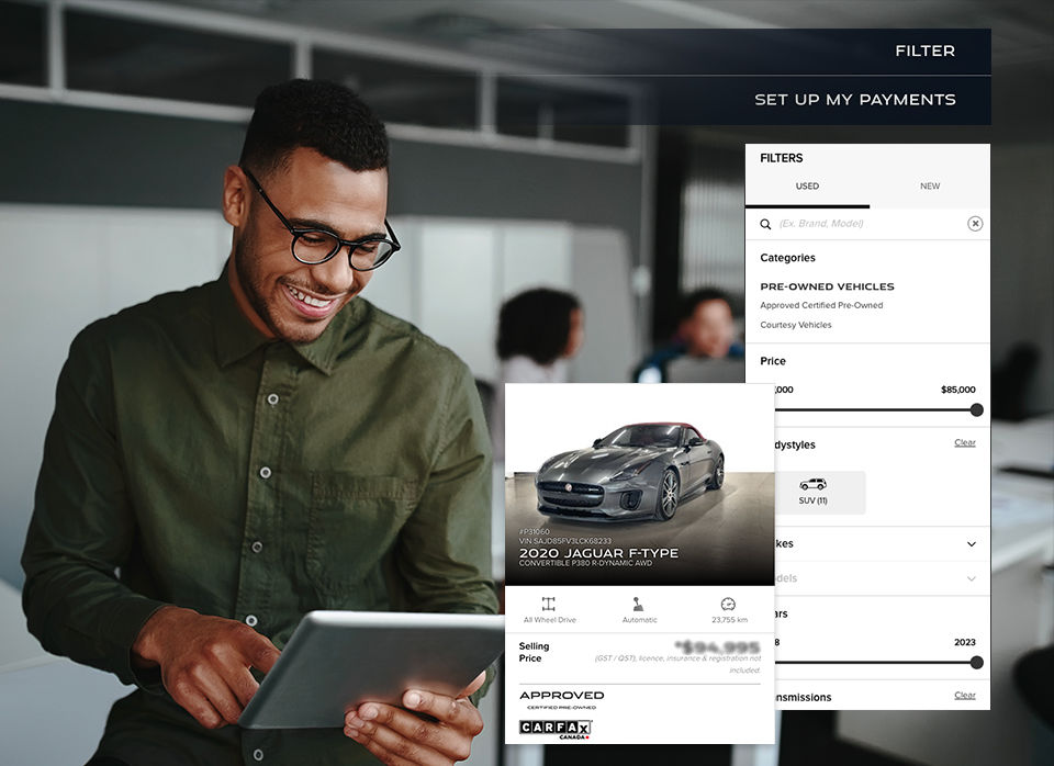 FIND AND PURCHASE YOUR NEXT PRE-OWNED VEHICLE ONLINE