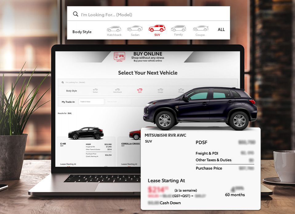 Build and Buy Your New Vehicle Online