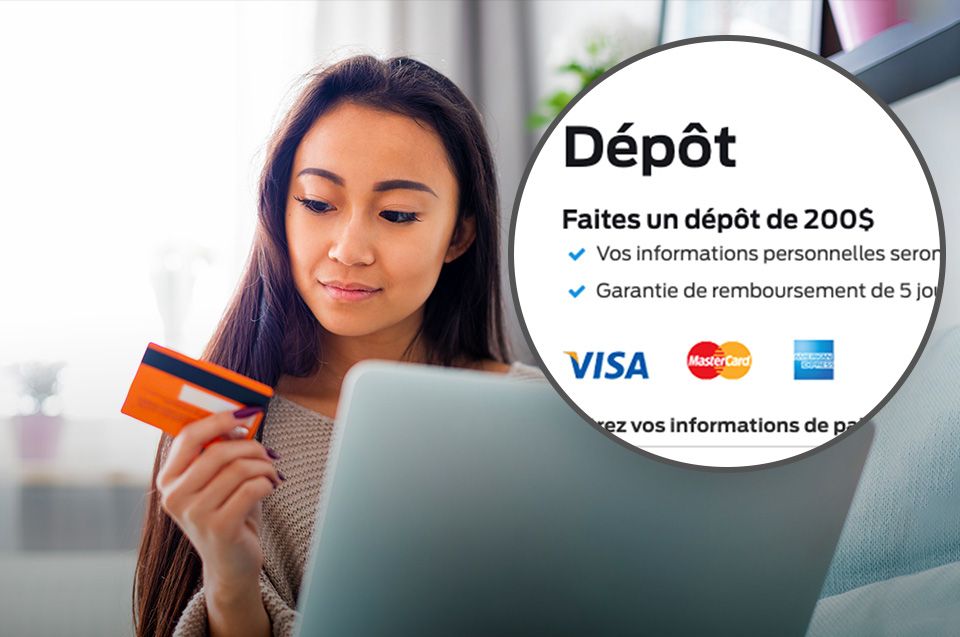 Processus d’achat 100% en ligne