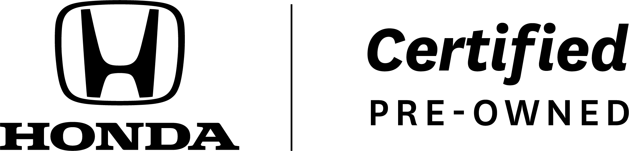 Look for the Honda Certified Used Vehicle Logo