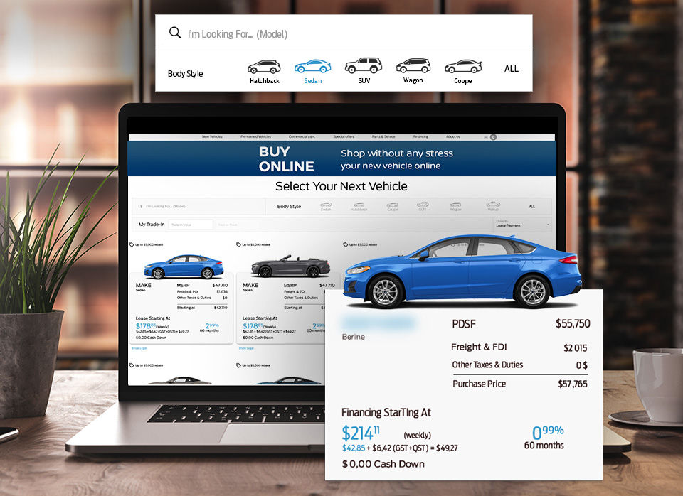 Build and Buy Your New Vehicle Online