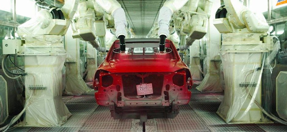 Three-Layer Wet Paint System