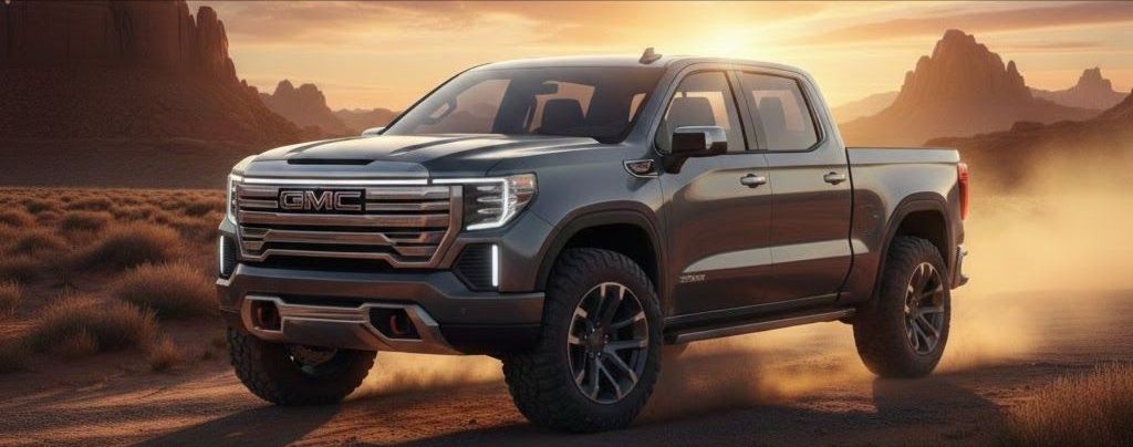 Rangée de voitures neuves dans une salle d'exposition de concessionnaire, avec une voiture rouge au premier plan.