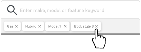 Remove keywords or clear filter