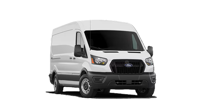 White Ford transit