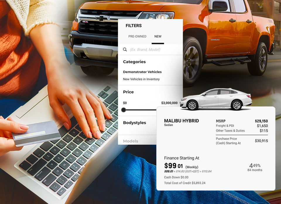 BUILD AND BUY YOUR NEW VEHICLE ONLINE