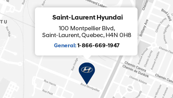 Saint Laurent Hyundai Concessionnaire Hyundai à Saint Laurent - 