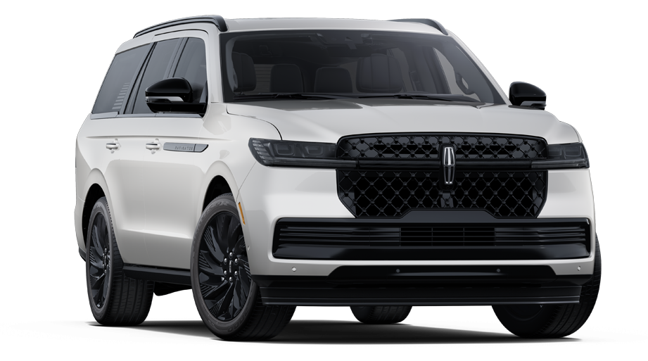 A white Lincoln Navigator SUV