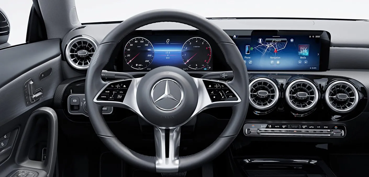 Console avant du coupé CLA 250 4 Matic