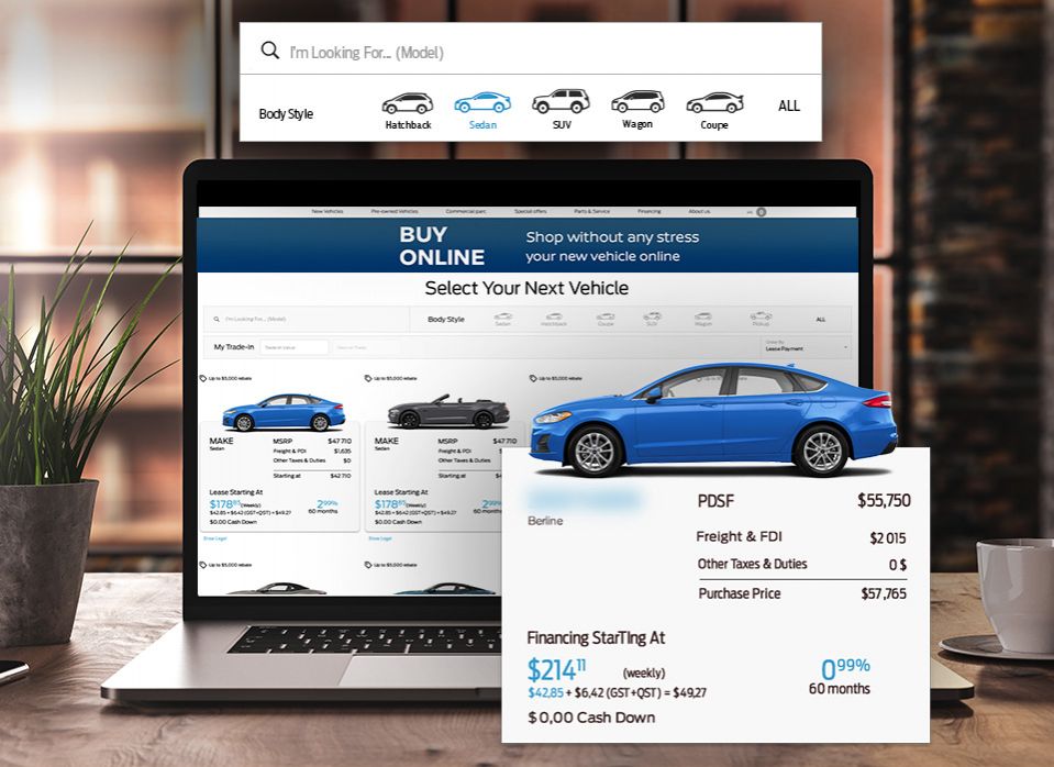 Build and Buy Your New Vehicle Online