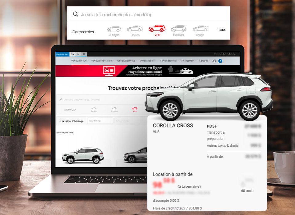 Configurez et achetez votre véhicule neuf en ligne