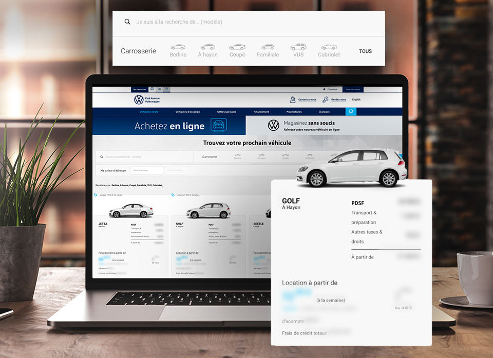 Configurez et achetez votre véhicule neuf en ligne