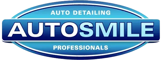 Blue logo for AutoSmile Auto Detailing Professionals.