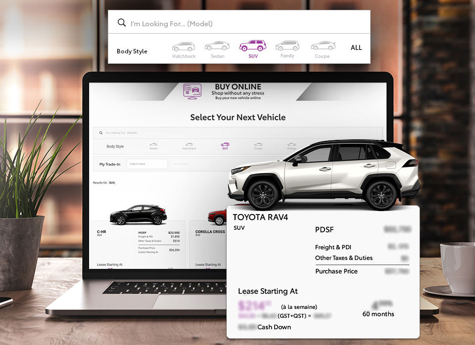 Build and Buy Your New Vehicle Online