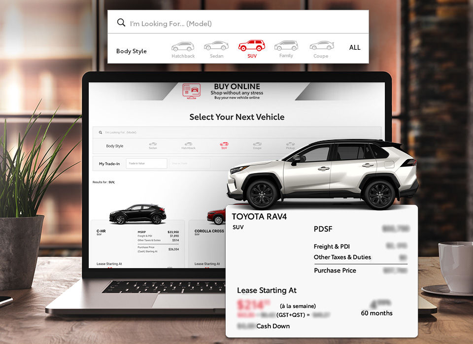 Build and Buy Your New Vehicle Online