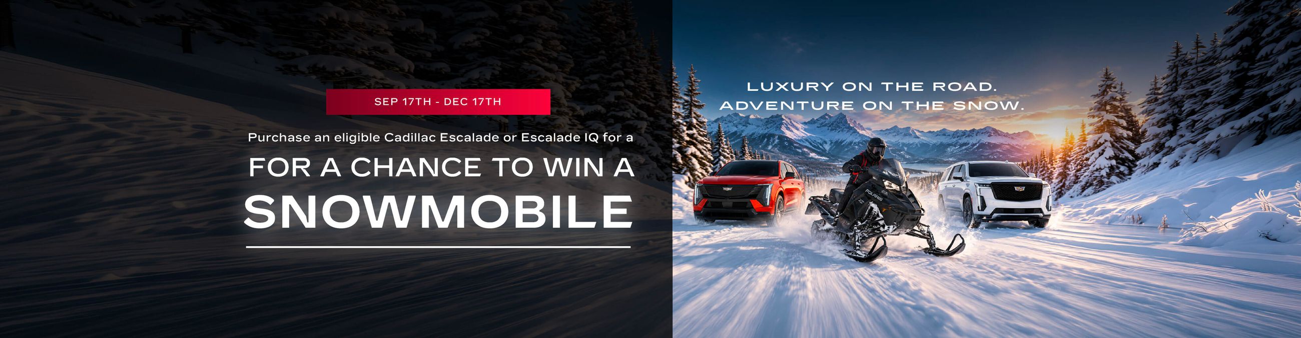Snowmobile Giveaway at Applewood