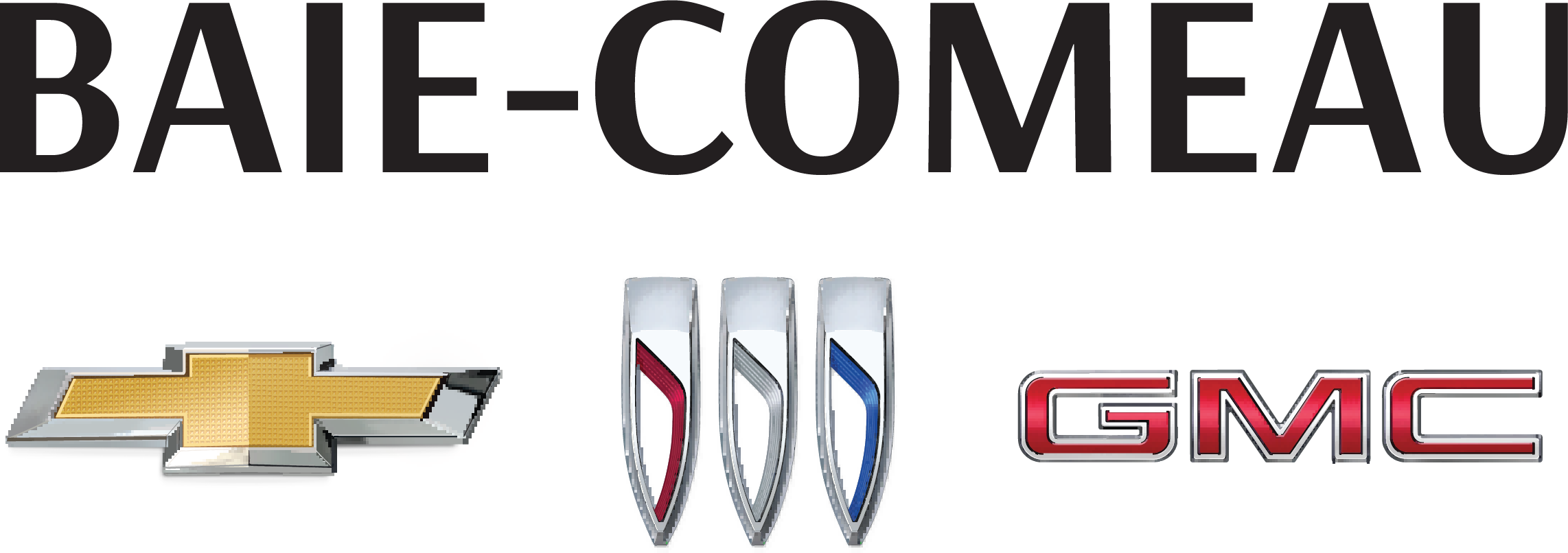 Baie Comeau Chevrolet Buick GMC Logo