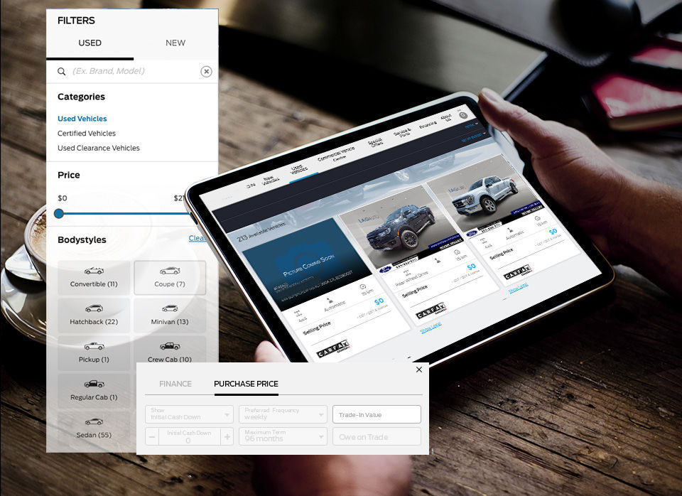 Find and purchase your next pre-owned vehicle online