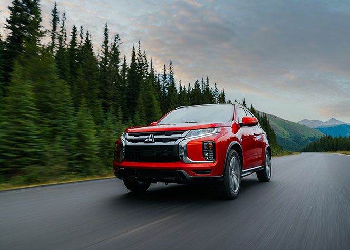 Red Mitsubishi RVR