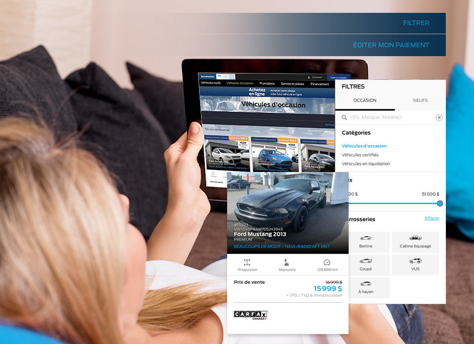 Trouvez et achetez votre prochain véhicule d’occasion en ligne