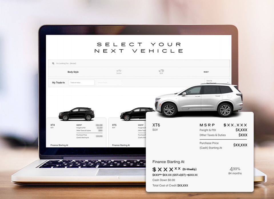 Build and Buy Your New Vehicle Online