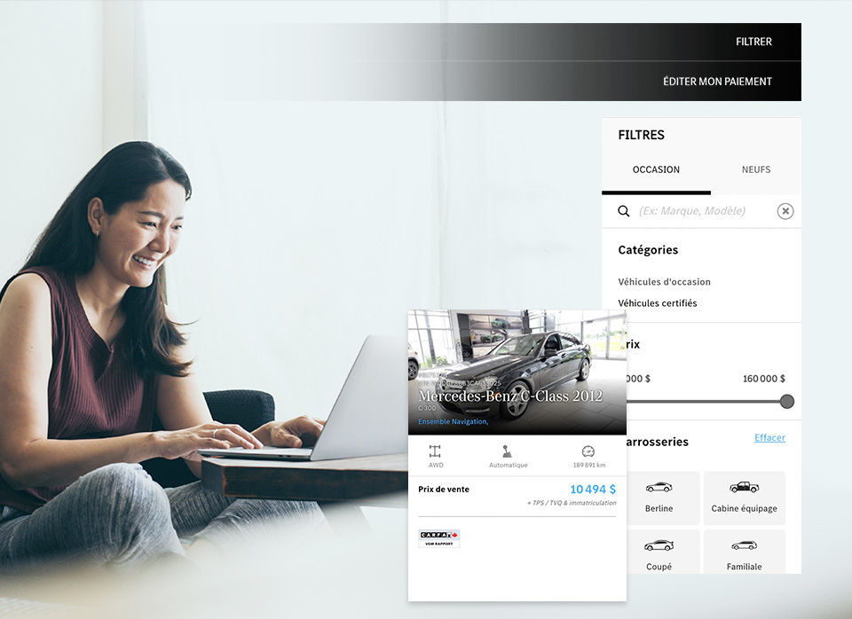 Trouvez et achetez votre prochain véhicule d’occasion en ligne.