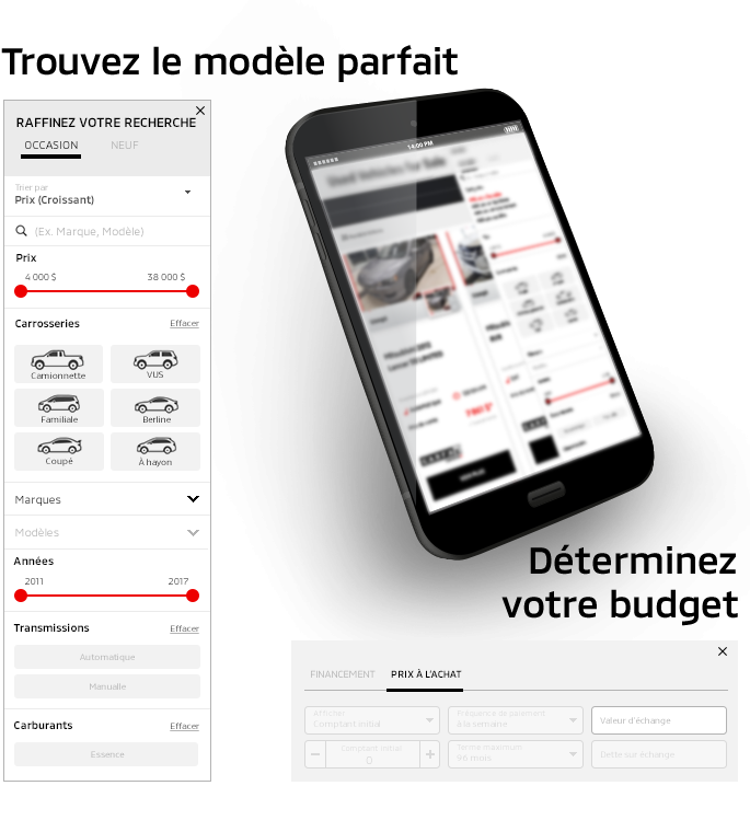 Trouvez et achetez votre prochain véhicule d’occasion en ligne