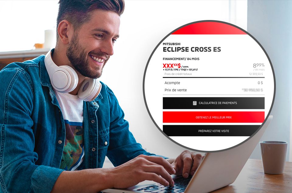 Processus d’achat 100% en ligne
