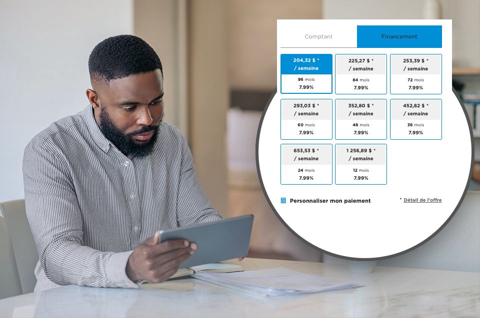 Déterminez vos paiements en ligne