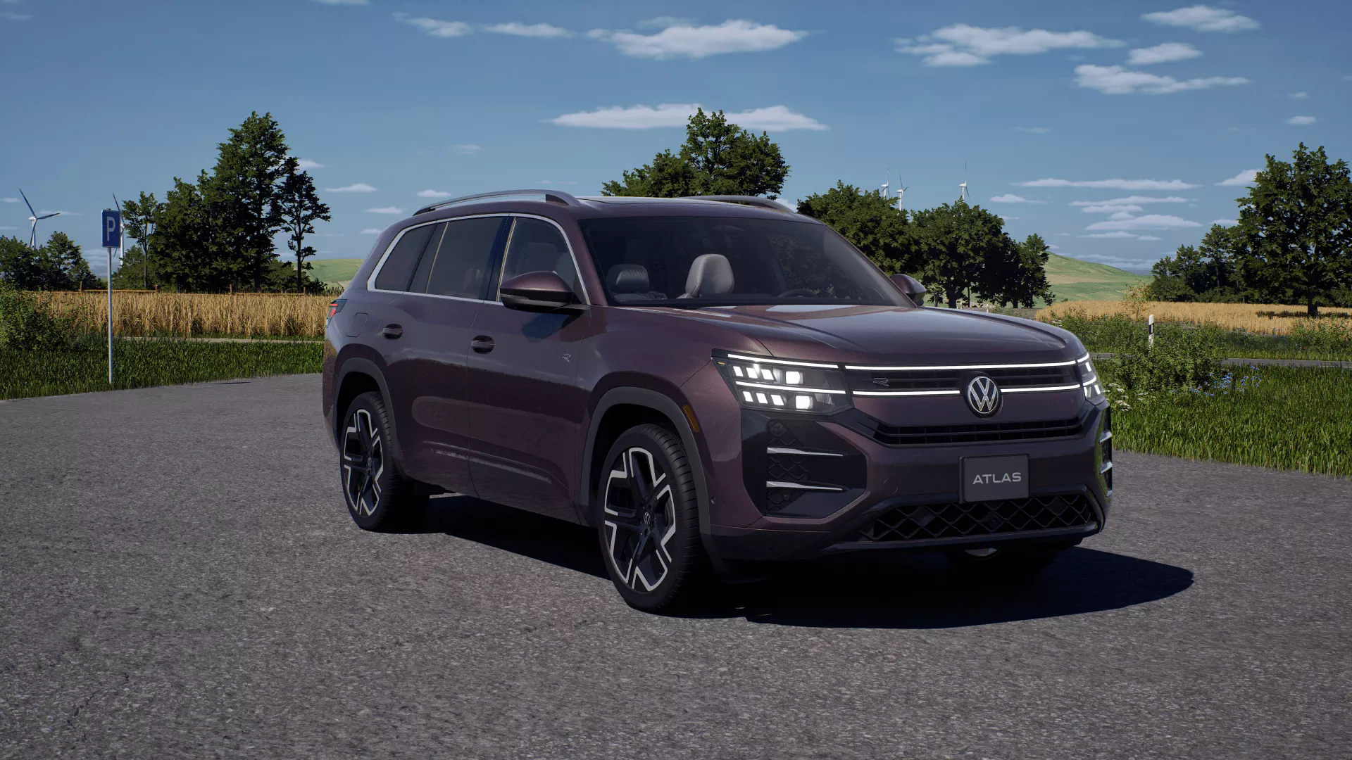 2027 Volkswagen Atlas in Blackberry