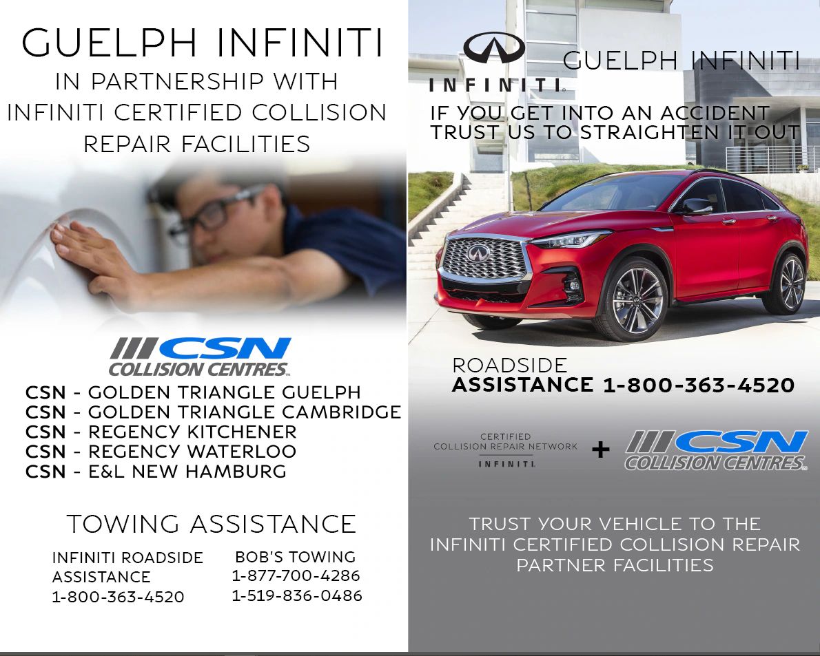 Guelph Infiniti in Guelph Body Shop