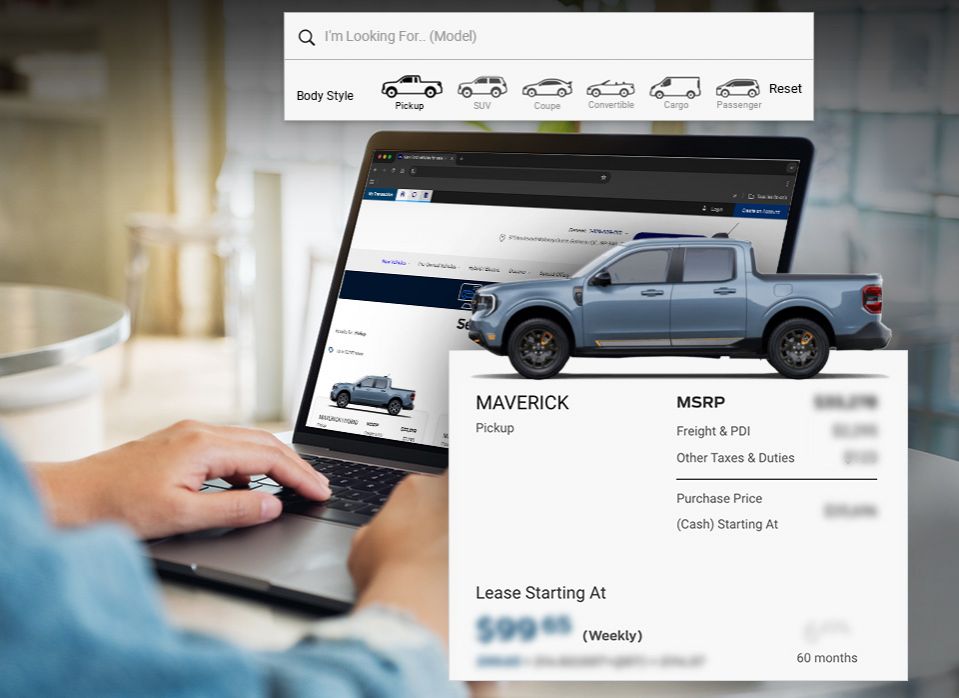 Build and Buy Your New Vehicle Online