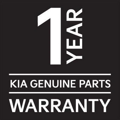 An icon for the "1 Year Kia Genuine Parts Warranty."