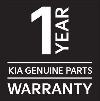 An icon for the "1 Year Kia Genuine Parts Warranty."