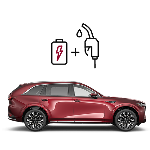 Illustration of battery + gas nozzle. Both of equal size. 