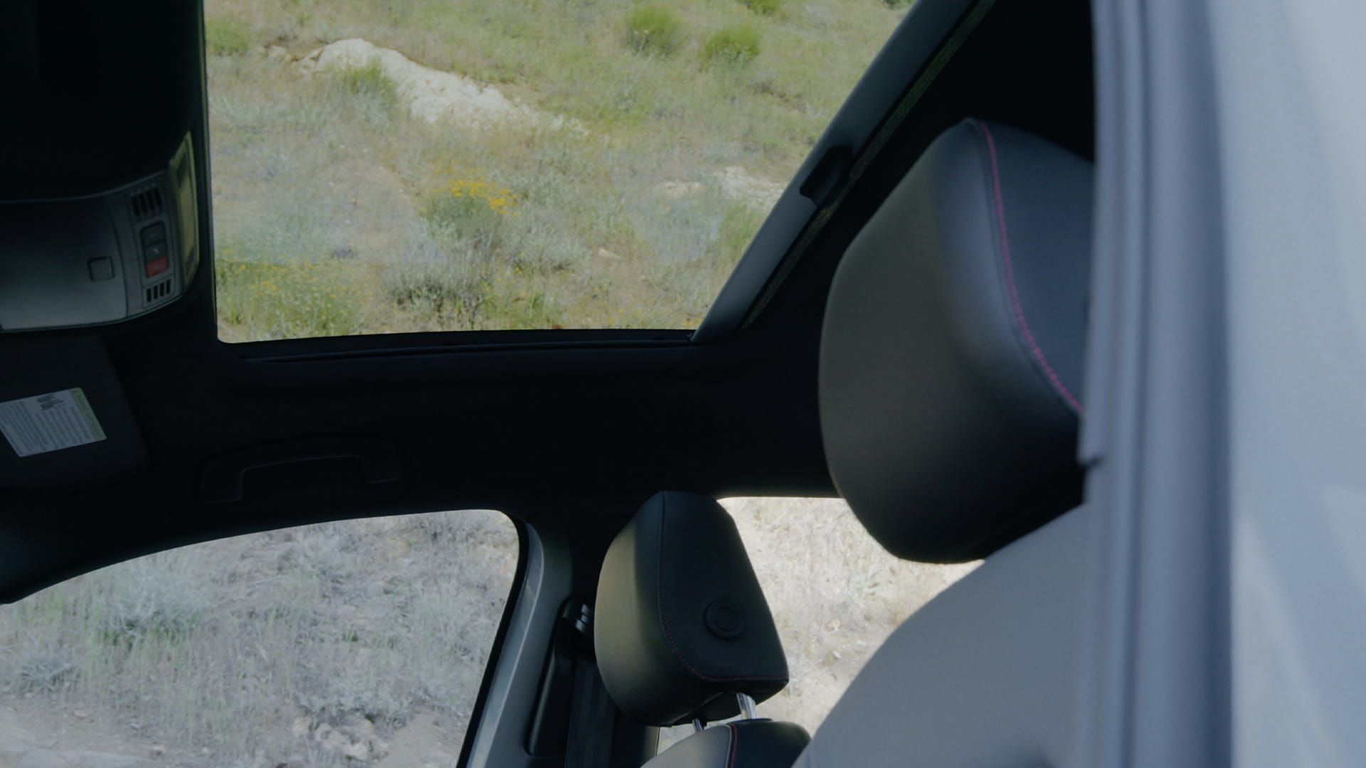 Interior view of Jetta GLI sunroof bringing natural light into the cabin.