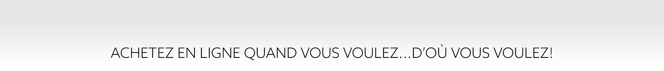 Acheter en ligne