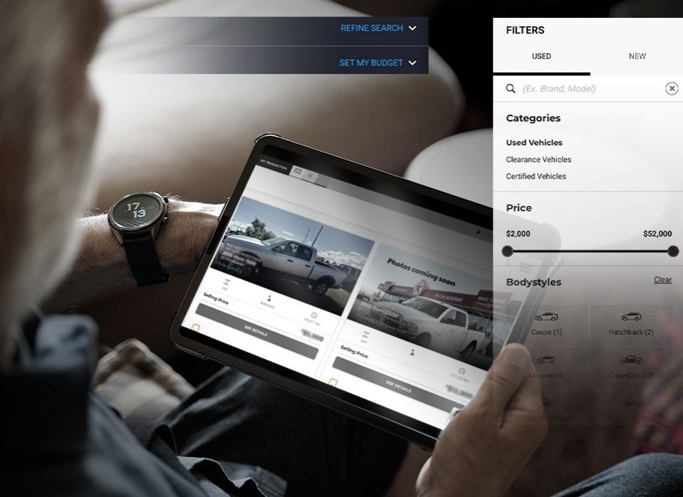 Find and purchase your next pre-owned vehicle online