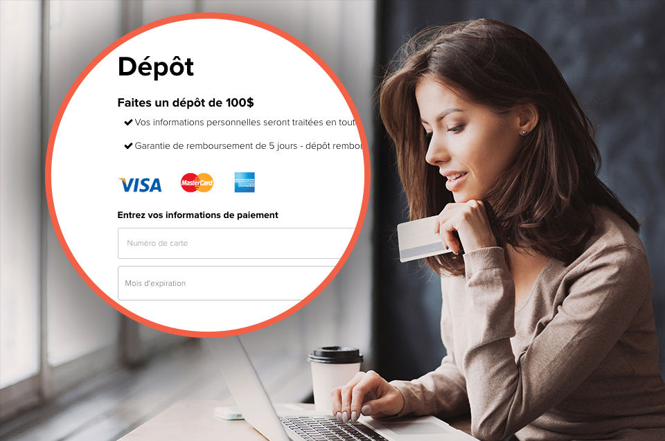 Déterminez vos paiements en ligne